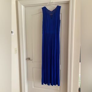 Cobalt blue maxi dress